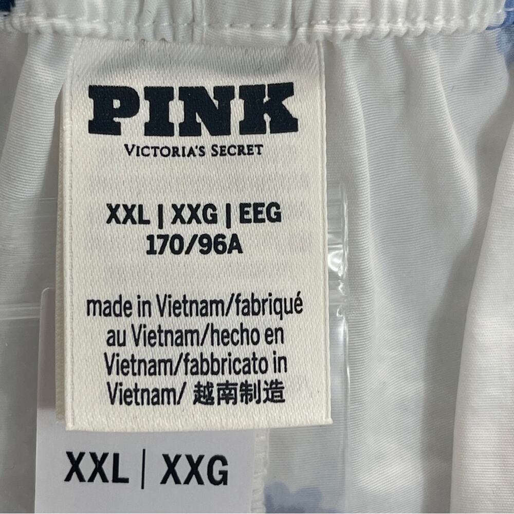 Victoria’s Secret Pink Optic White Floral Cargo Pants - Picture 7 of 13